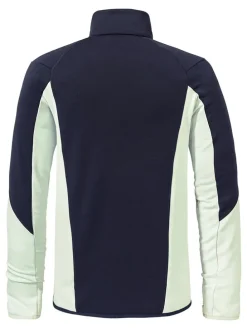 Fleecejacke "Lodron" in Dunkelblau/ Weiß