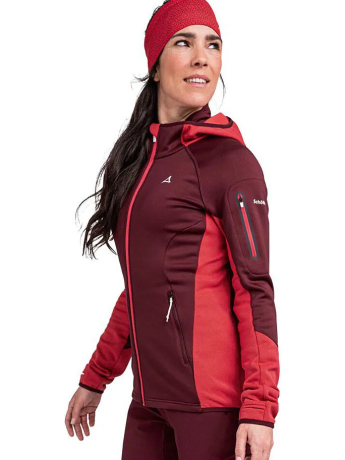 Fleecejacke "Lodron" in Rot