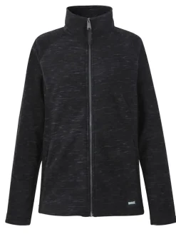 Fleecejacke "Mayse" in Schwarz