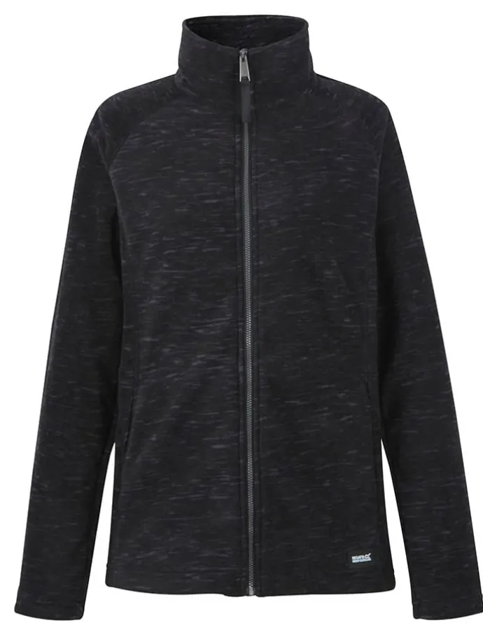Fleecejacke "Mayse" in Schwarz