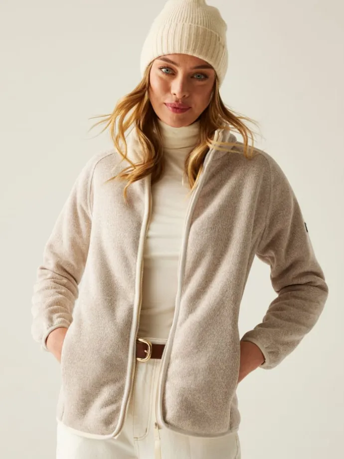 Fleecejacke "Mellrey" in Beige