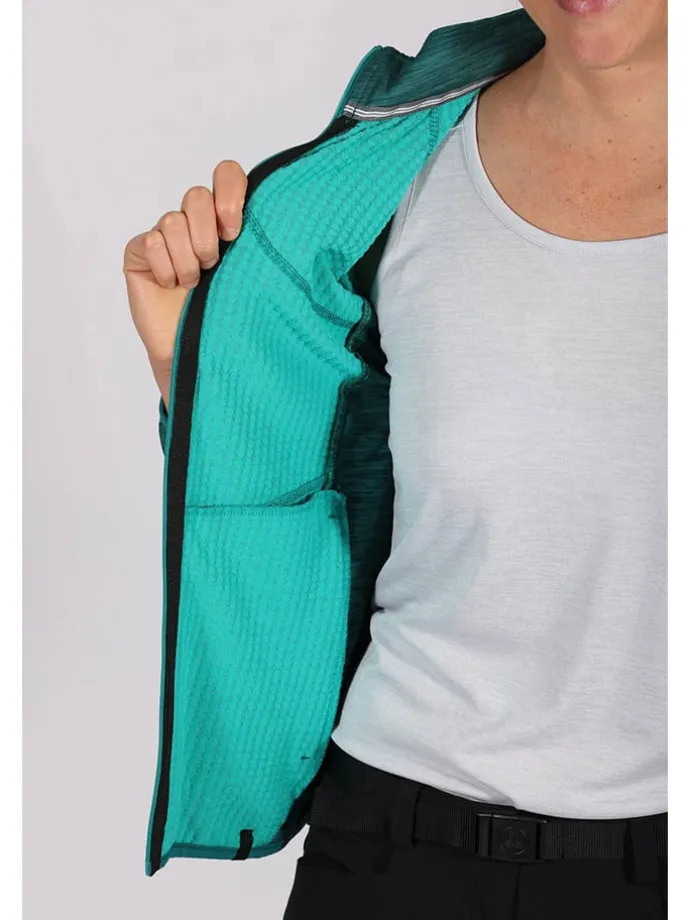 Fleecejacke "Montafon II" in Petrol