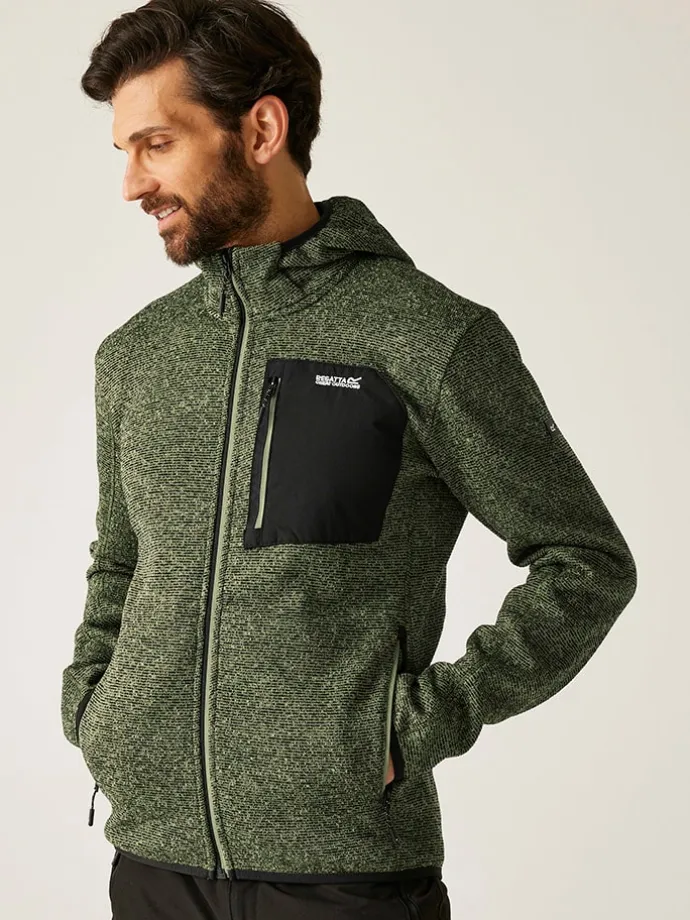 Fleecejacke "Newhill" in Grün