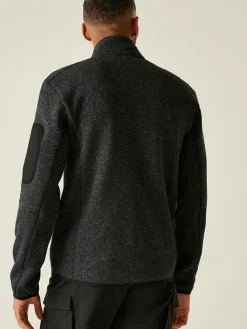 Fleecejacke "Newhill" in Schwarz