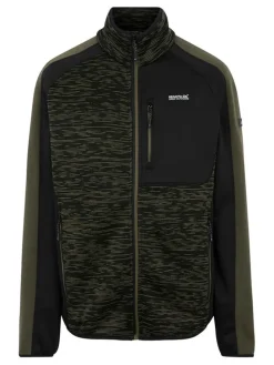 Fleecejacke "Oakar" in Khaki