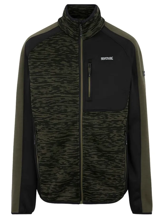 Fleecejacke "Oakar" in Khaki