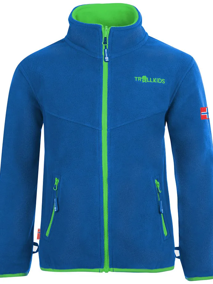 Fleecejacke "Oppdal XT" in Grün/ Blau