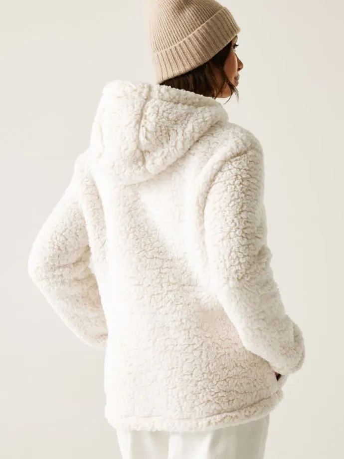 Fleecejacke "Orielle" in Creme