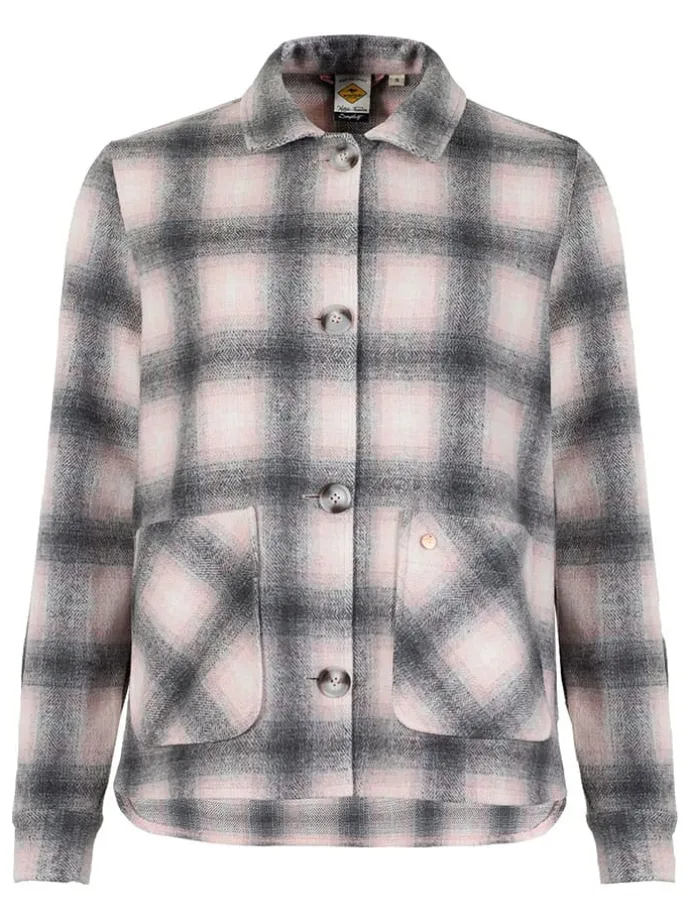 Fleecejacke Rosa/ Braun