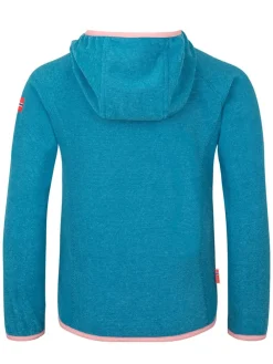 Fleecejacke "Sandefjord" in Blau/ Rosa