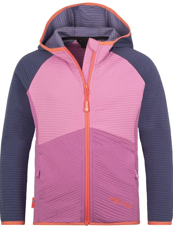 Fleecejacke "Sogndal" in Rosa/ Lila