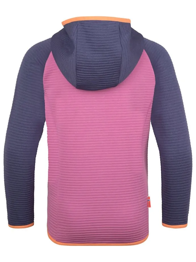 Fleecejacke "Sogndal" in Rosa/ Lila