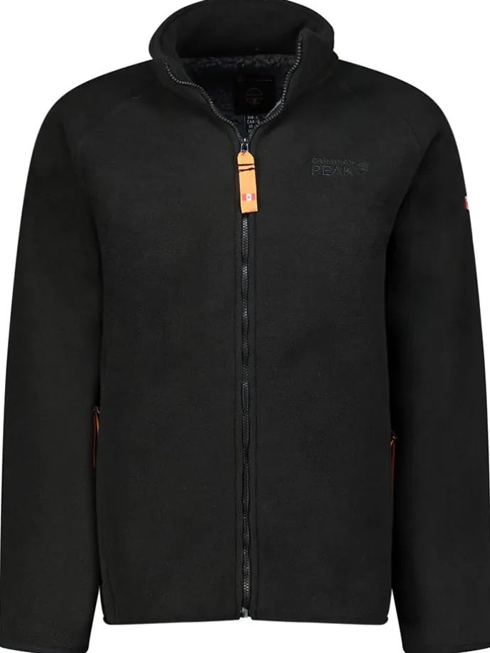 Fleecejacke "Tascoeak" in Schwarz