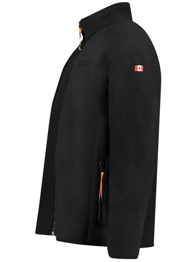 Fleecejacke "Tascoeak" in Schwarz