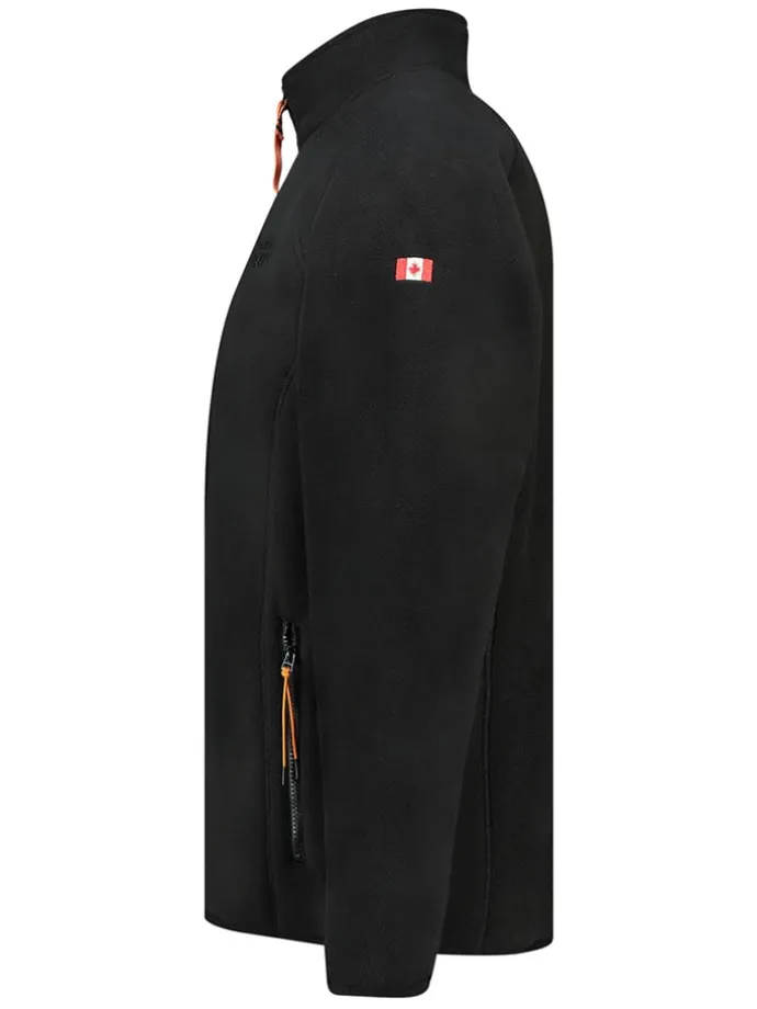 Fleecejacke "Tascoeak" in Schwarz