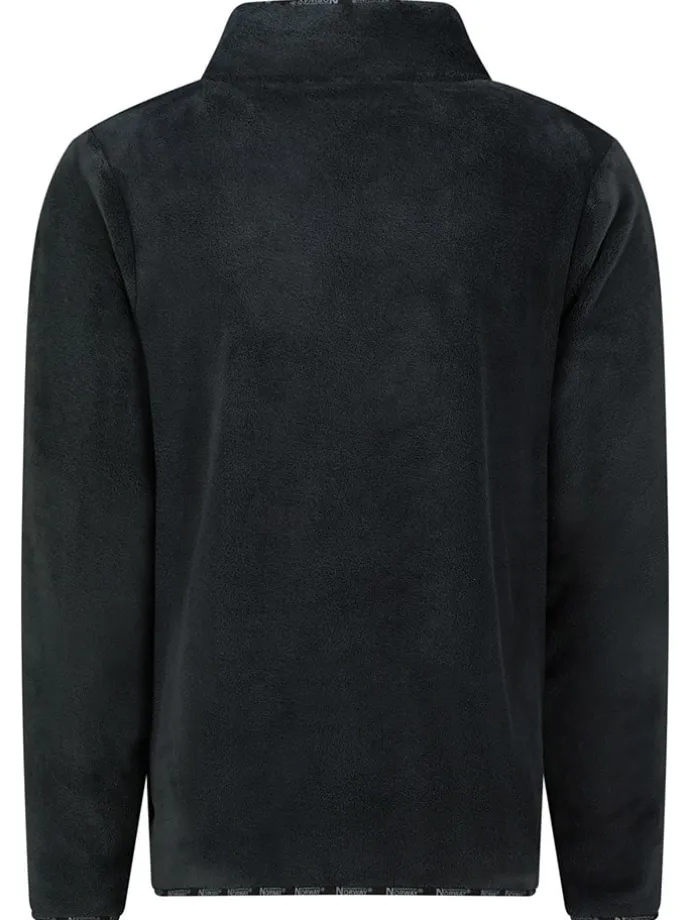 Fleecejacke "Timple" in Schwarz