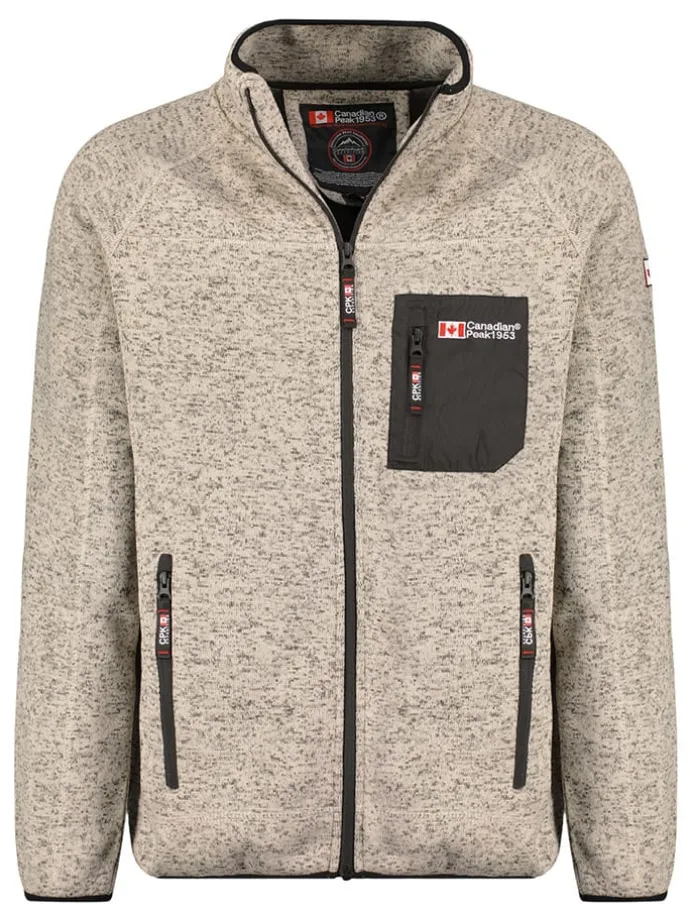 Fleecejacke "Titleak" in Beige