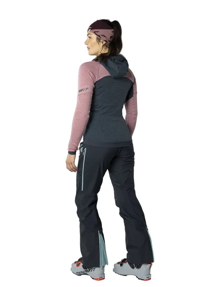 Fleecejacke "Tour Wool" in Hellrosa/ Anthrazit