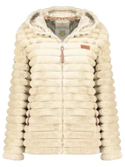 Fleecejacke "Trebelle" in Creme
