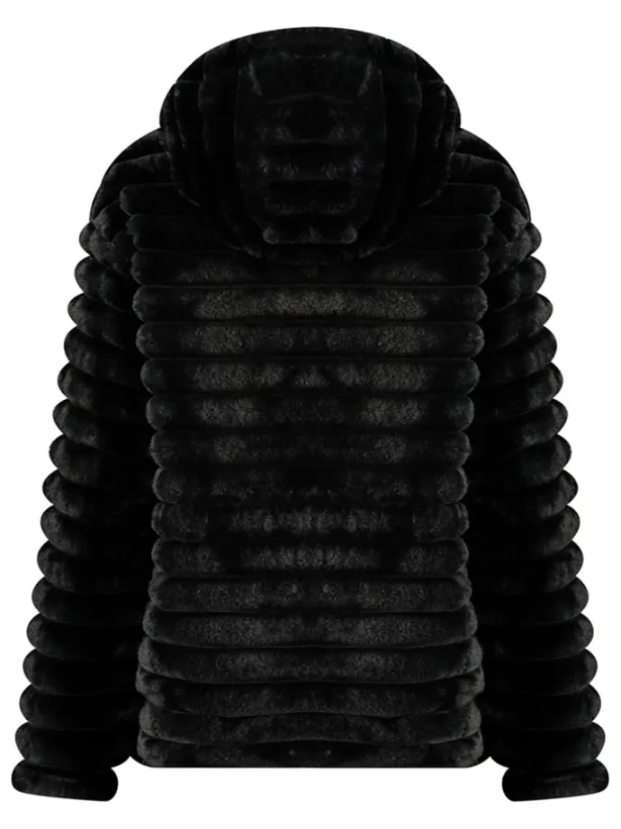 Fleecejacke "Trebelle" in Schwarz
