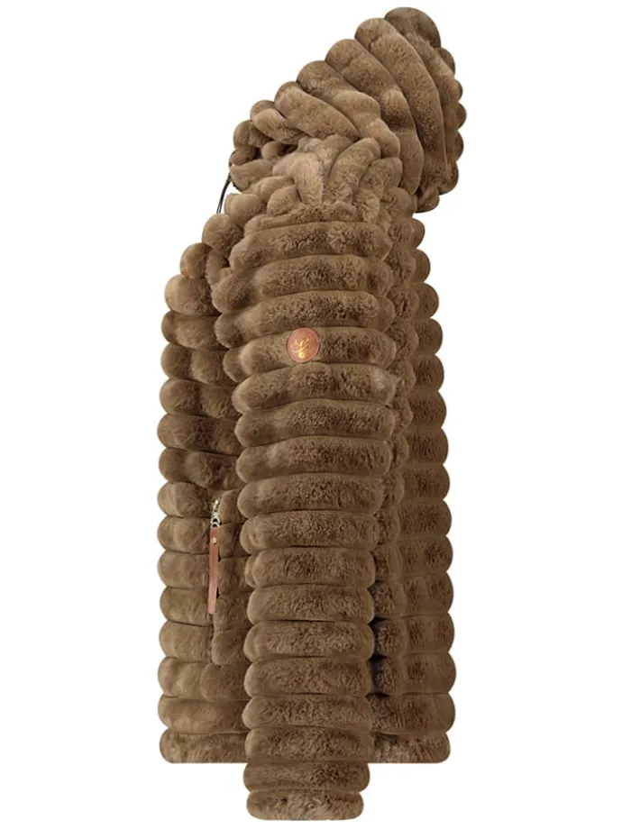 Fleecejacke "Trebelle" in Taupe
