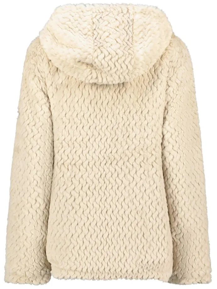 Fleecejacke "Tredouce" in Creme