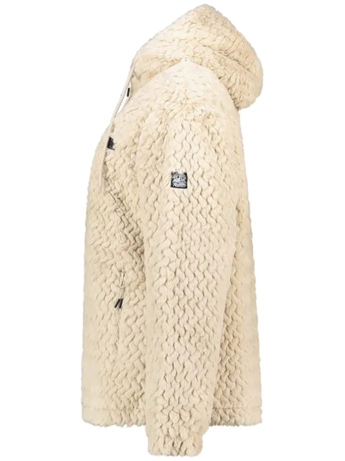 Fleecejacke "Tredouce" in Creme