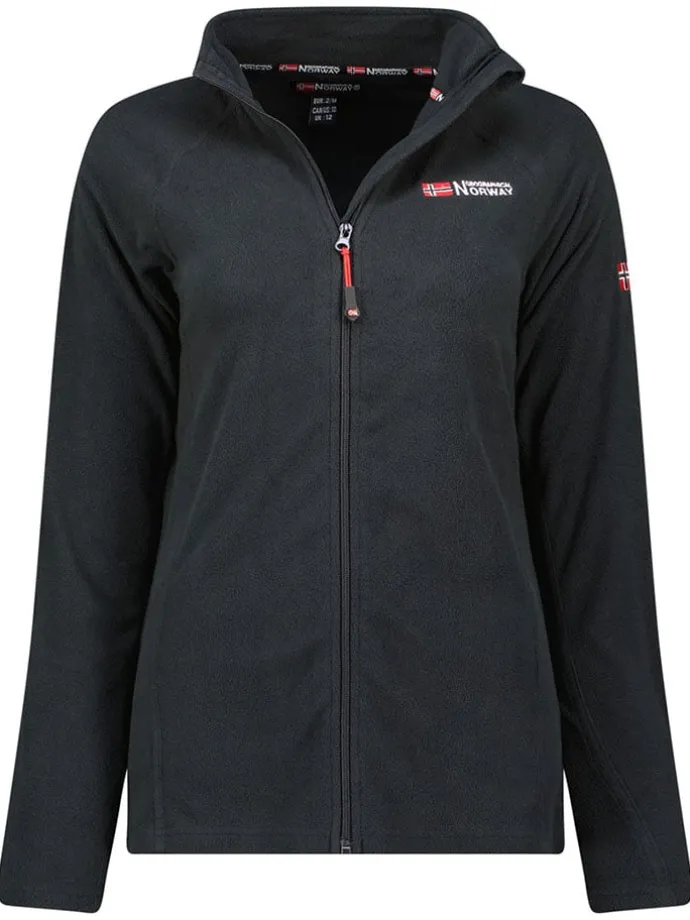 Fleecejacke "Tug" in Schwarz