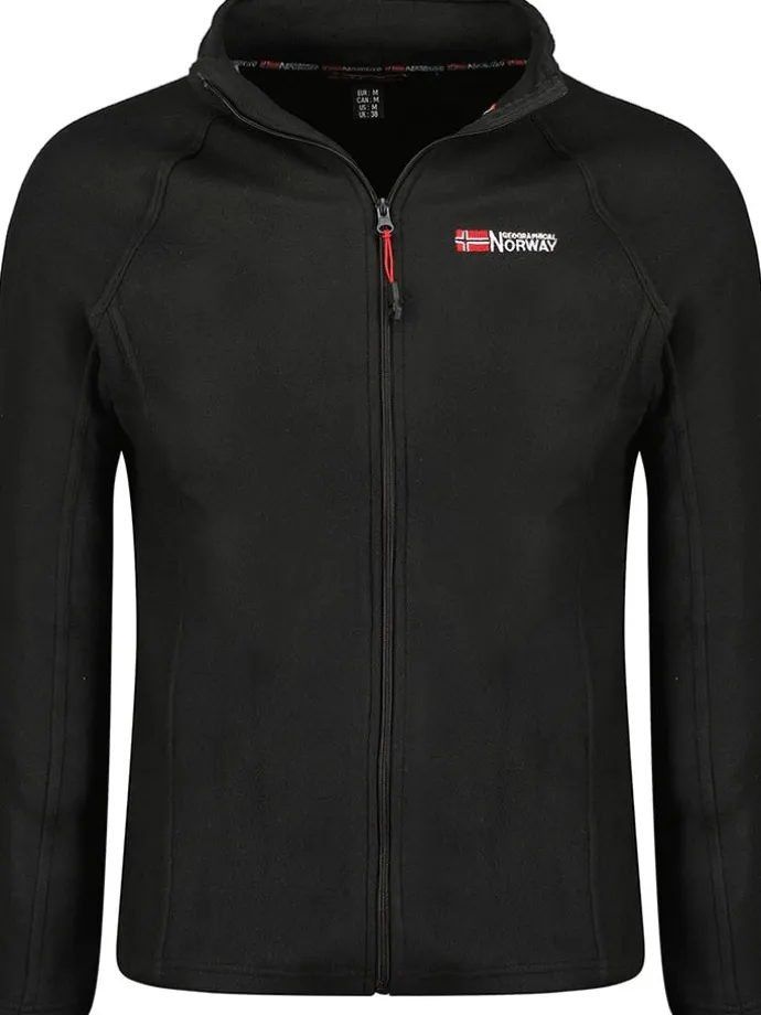 Fleecejacke "Tug" in Schwarz