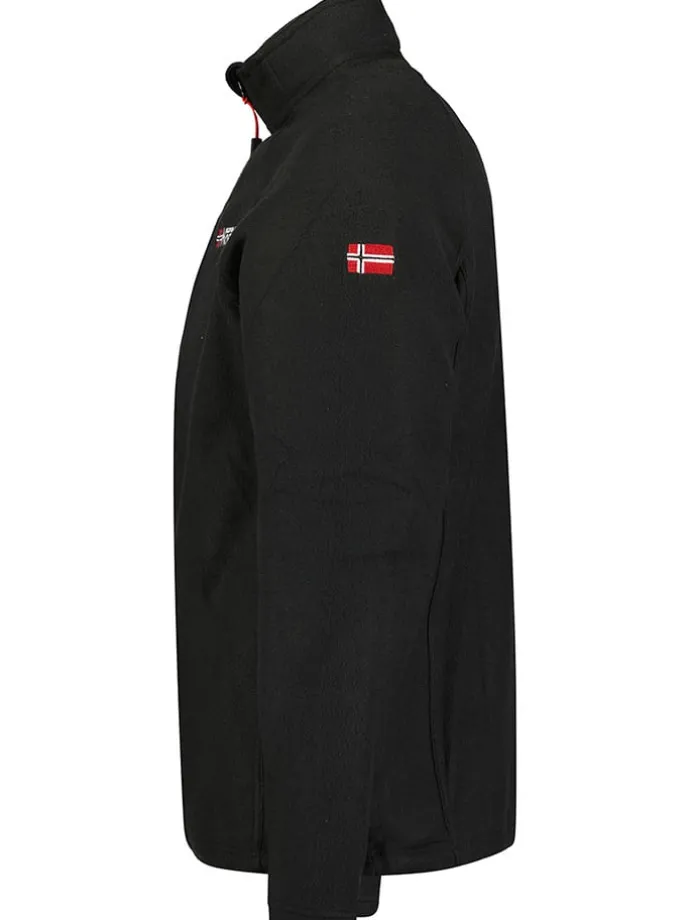 Fleecejacke "Tug" in Schwarz