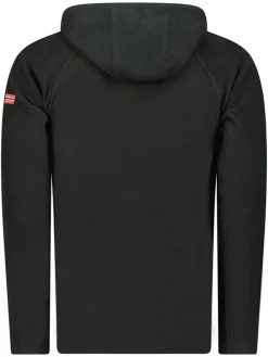 Fleecejacke "Tugood" in Schwarz