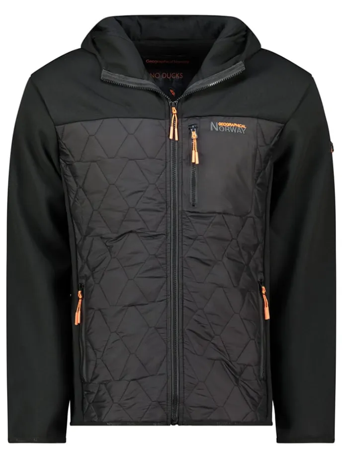 Fleecejacke "Tunis" in Schwarz