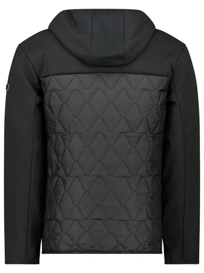 Fleecejacke "Tunis" in Schwarz