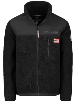 Fleecejacke "Tuvalu" in Schwarz