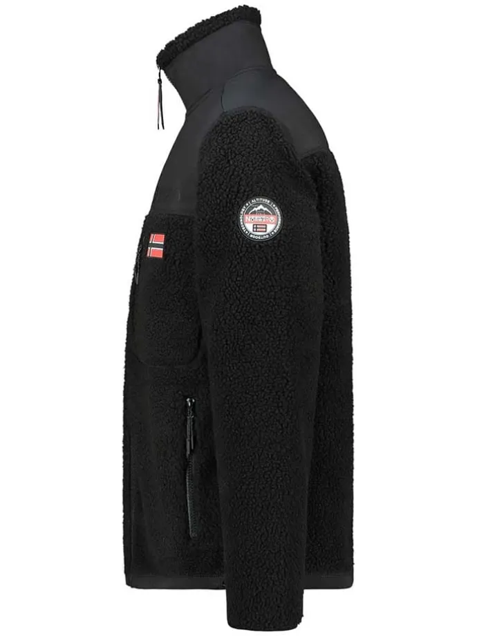 Fleecejacke "Tuvalu" in Schwarz