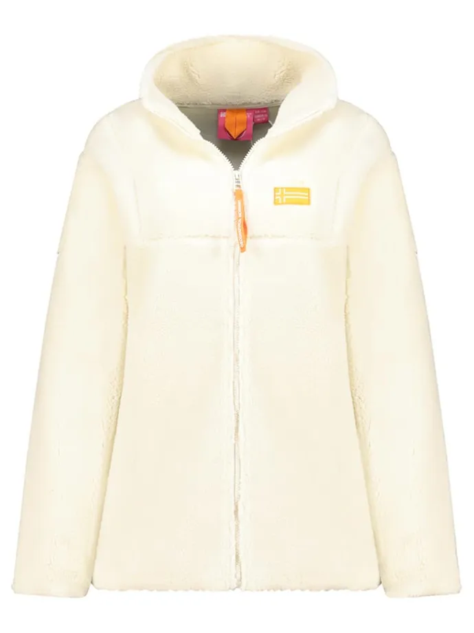 Fleecejacke "Udolce" in Creme