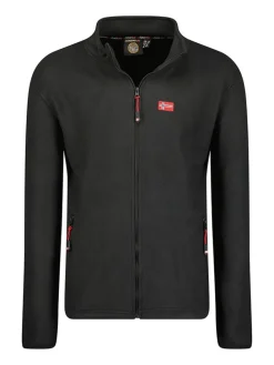 Fleecejacke "Ulysse" in Schwarz