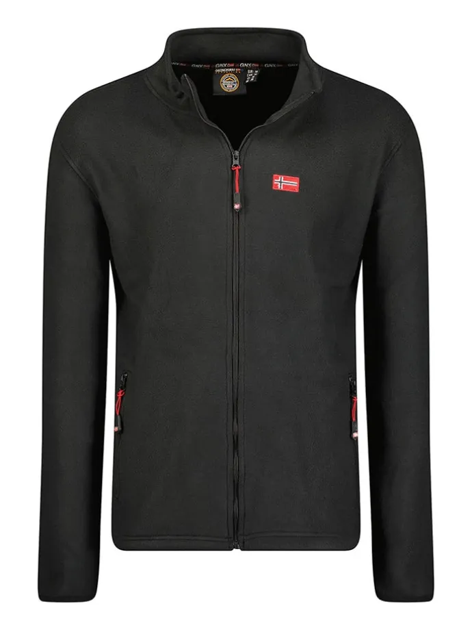 Fleecejacke "Ulysse" in Schwarz