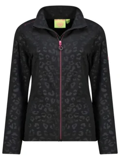Fleecejacke "Uminie" in Schwarz
