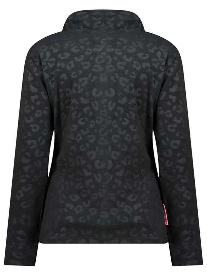 Fleecejacke "Uminie" in Schwarz