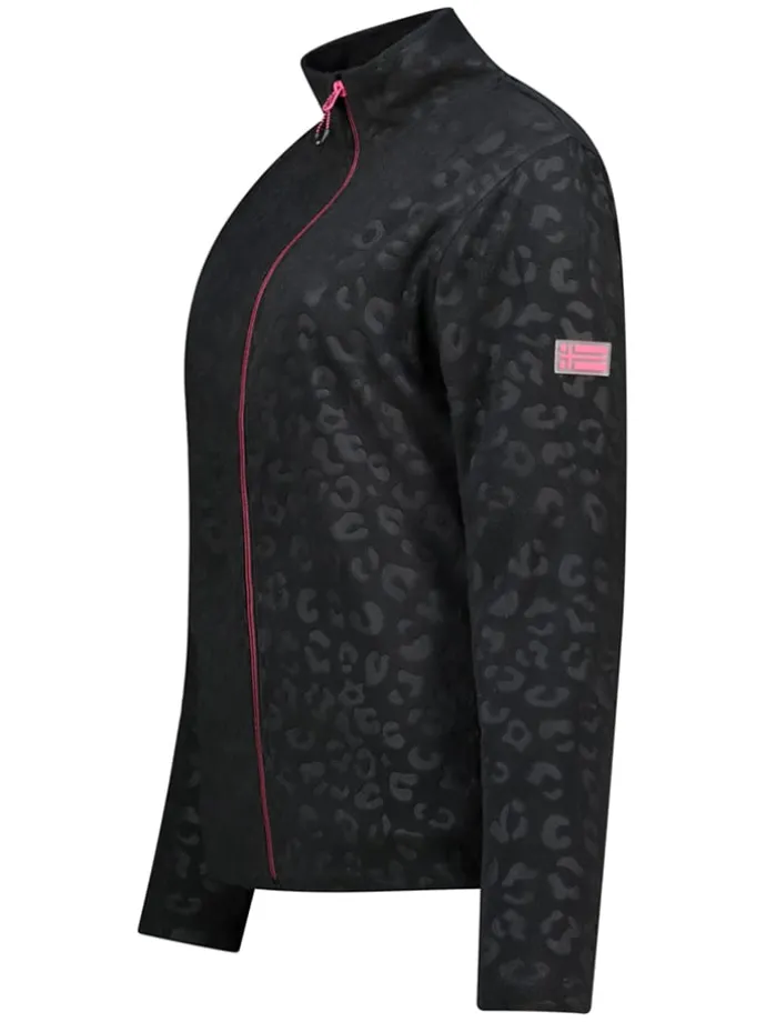 Fleecejacke "Uminie" in Schwarz