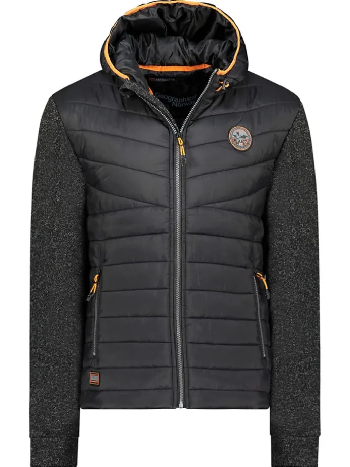 Fleecejacke "Ummos" in Schwarz