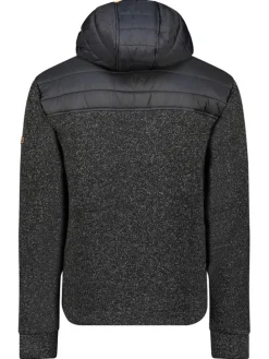 Fleecejacke "Ummos" in Schwarz