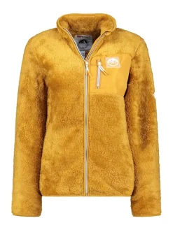 Fleecejacke "Upecious" in Senf