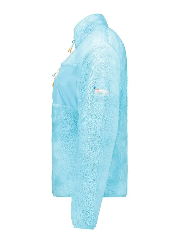 Fleecejacke "Upecious" in Türkis