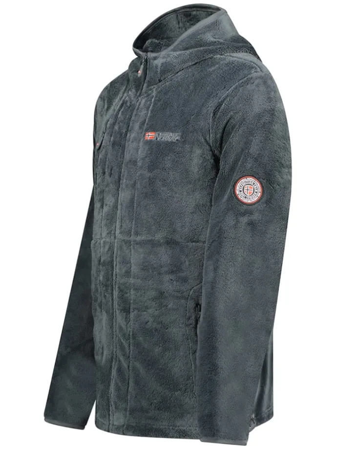 Fleecejacke "Upload" in Anthrazit