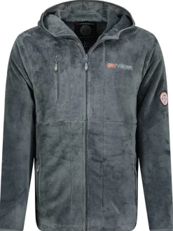 Fleecejacke "Upload" in Grau