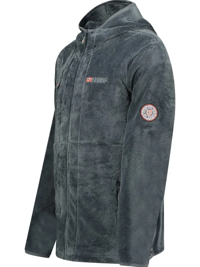 Fleecejacke "Upload" in Grau