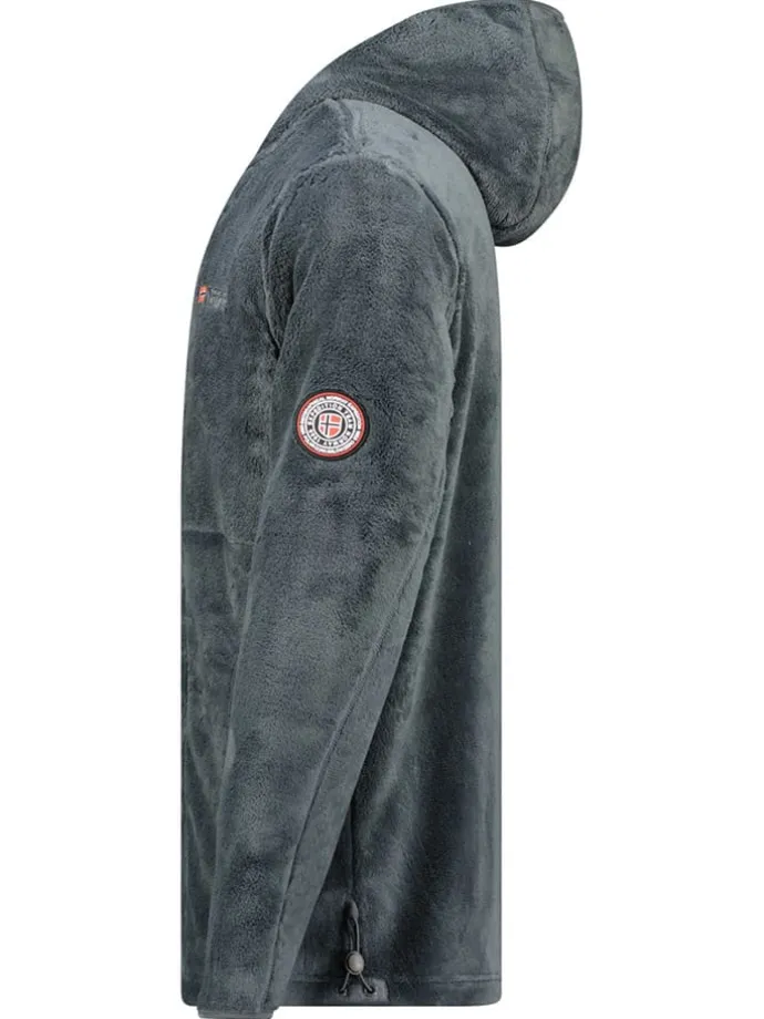 Fleecejacke "Upload" in Grau
