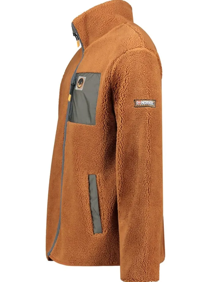 Fleecejacke "Urock" in Hellbraun